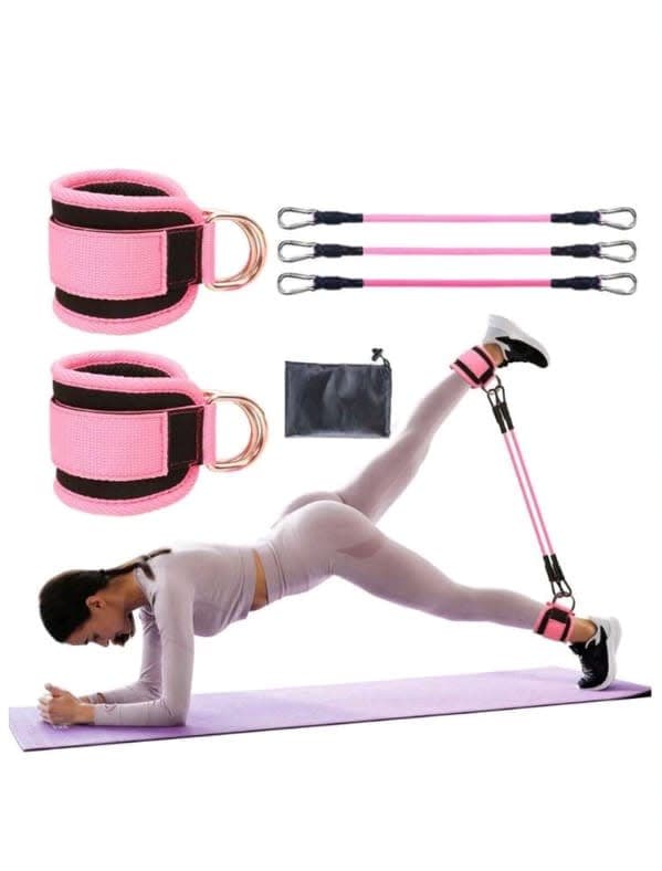 Correas con Bandas Elásticas (Rosa)