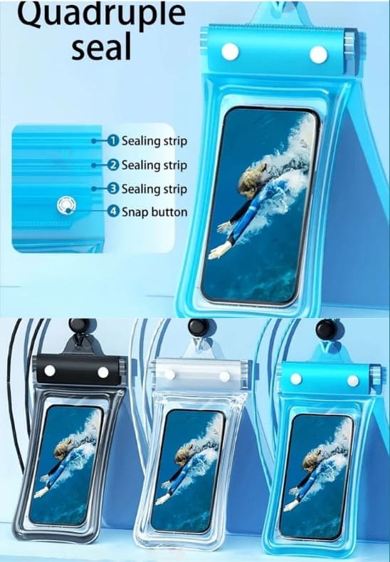 Cover impermeable azul