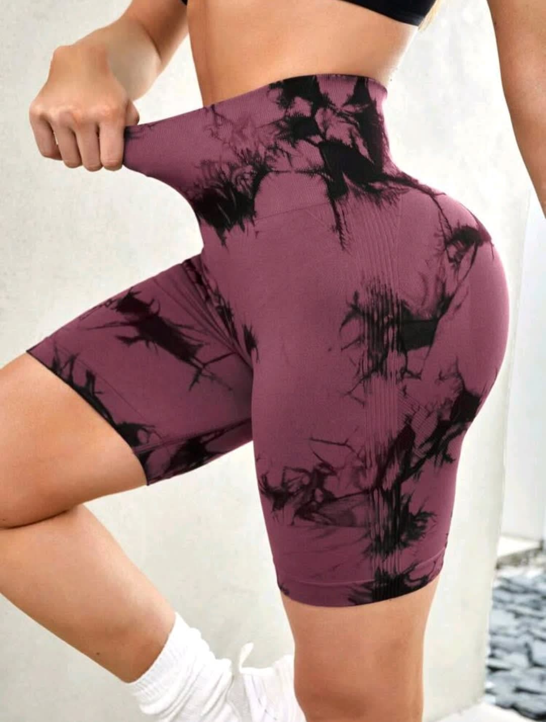 Licras cortas marmoleadas