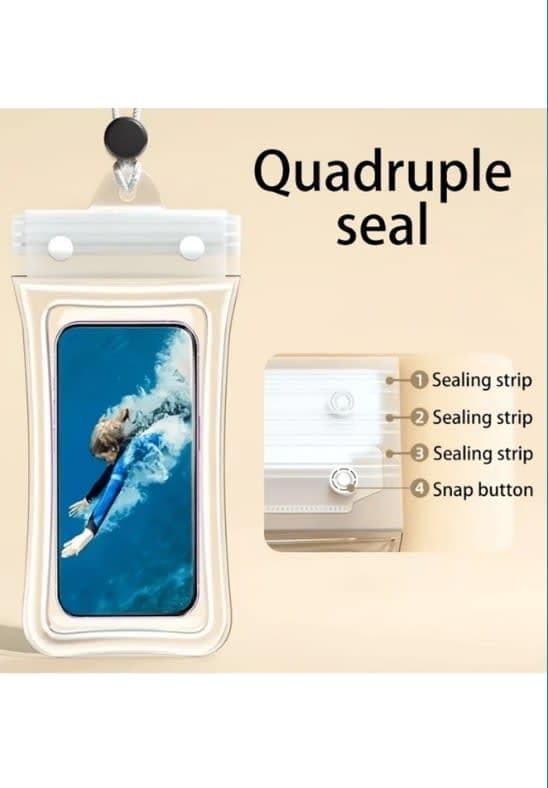 Cover impermeable blanco transparente