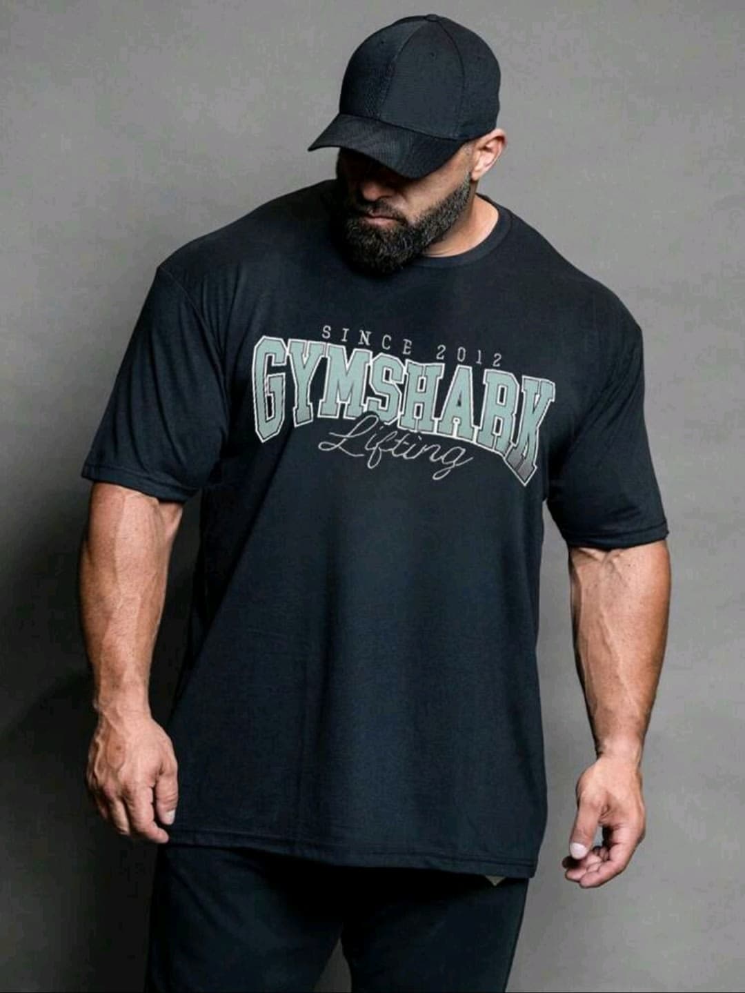 Pullover negro oversized GYMSHARK LIFTING