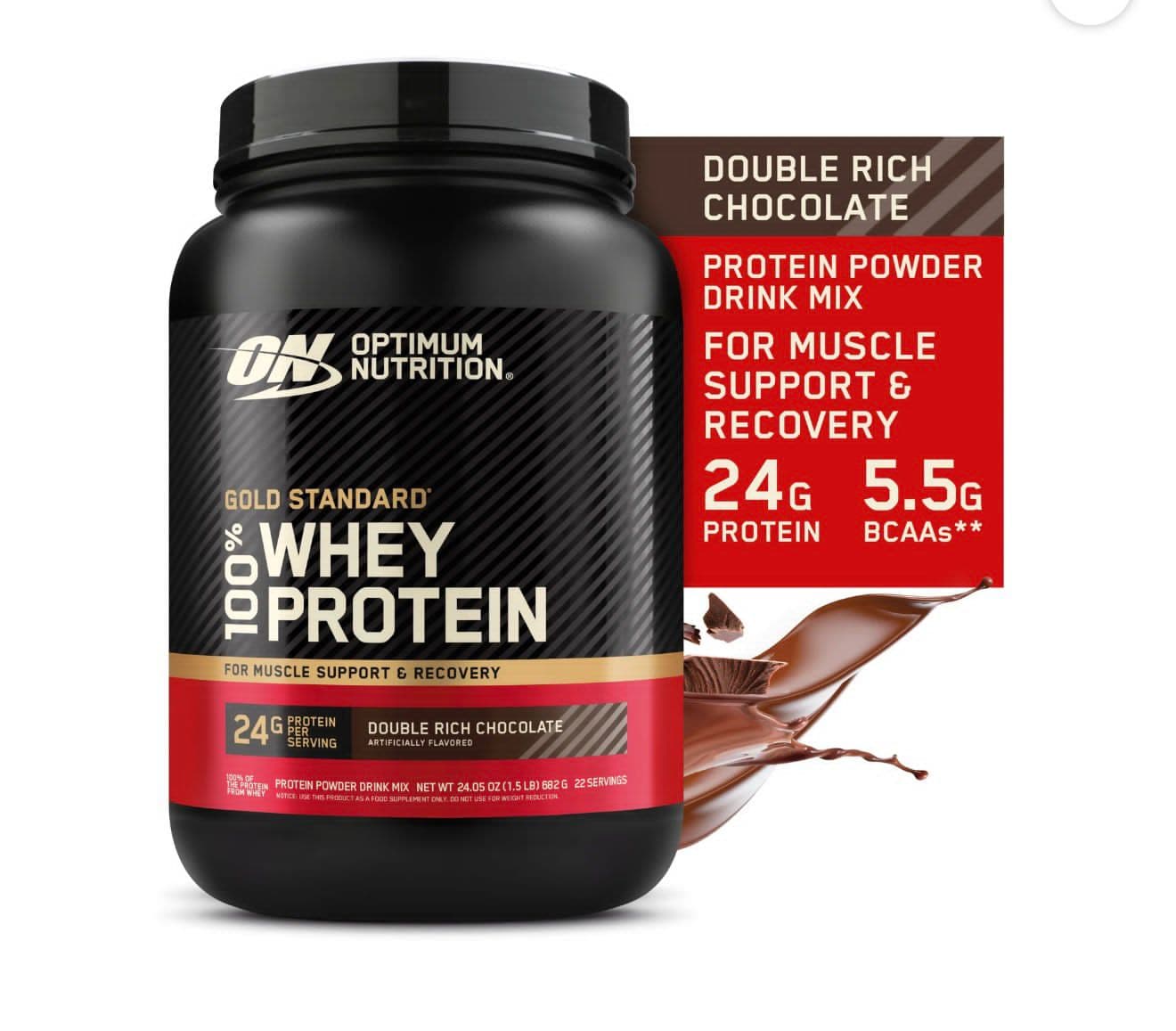 Whey Protein Gold Standard Optimum Nutrition – 22 servicios