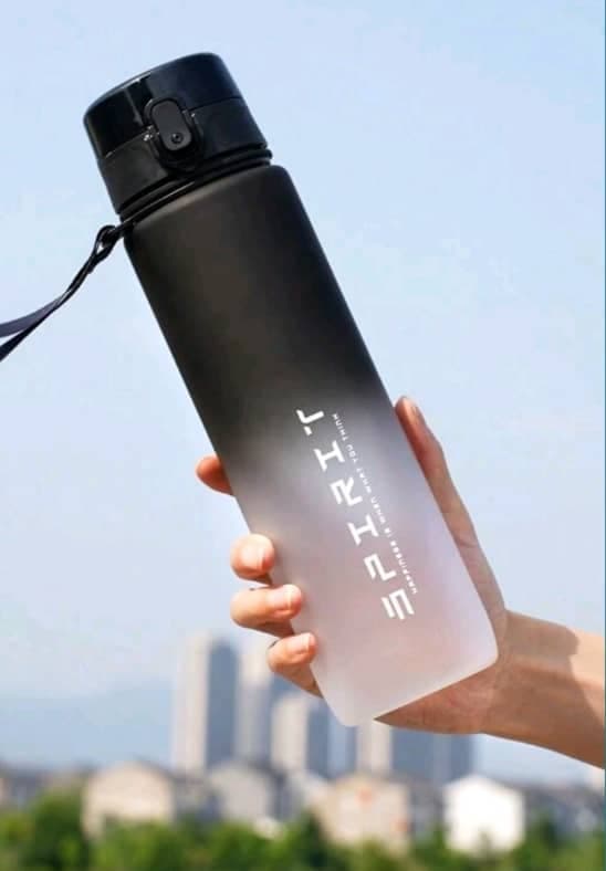 Botella de Agua Deportiva Spirit - Acabado Mate de 1 Litro