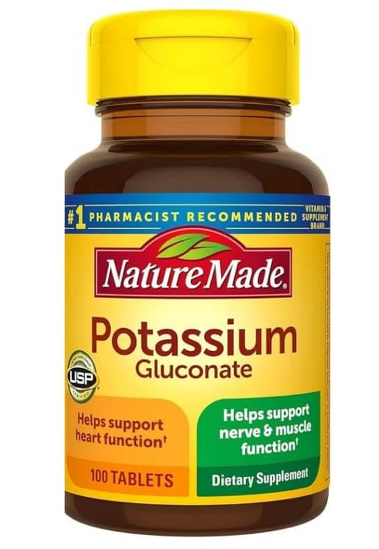 Nature Made Potassium Gluconate 550 mg,